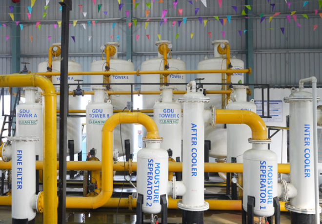PSA purification plant for biogas upgrading by CBG Biotech
